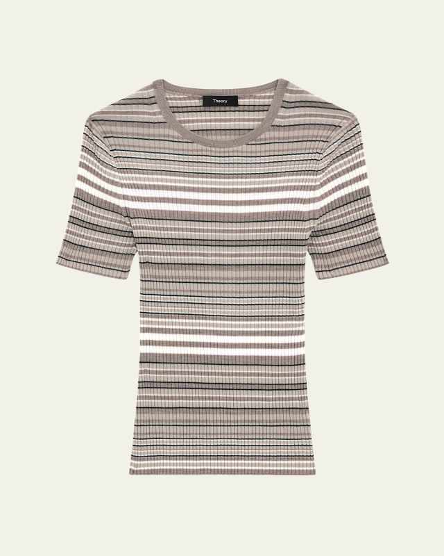Merino Stripe T